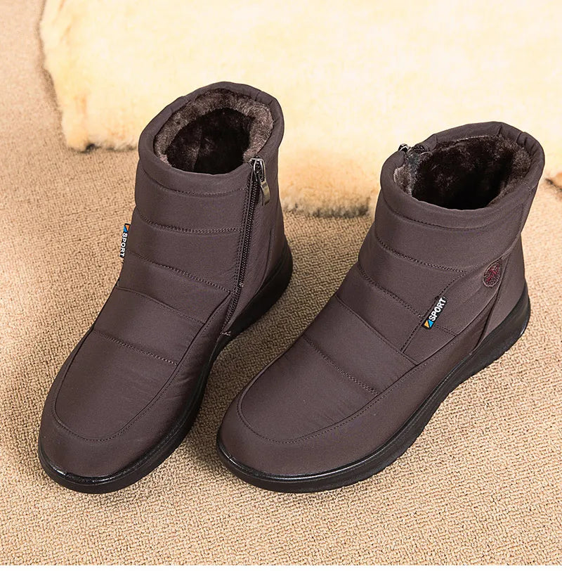Women Boots 2024 Winter Boots For Women Waterproof Snow Boots Ankle Fur Botas Mujer Elegant Footwear Winter Shoes Women Botines