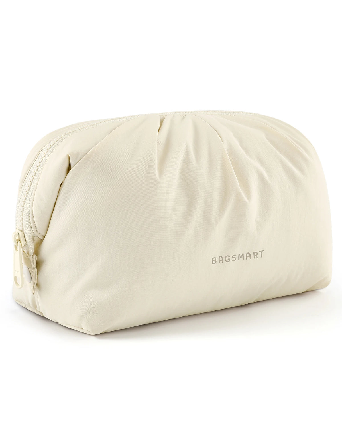 BAGSMART Makeup Bag Large Capacity Cosmetic Bags for Women Wide-open Make Up Pouch Travel Essentials Toiletries Accessories