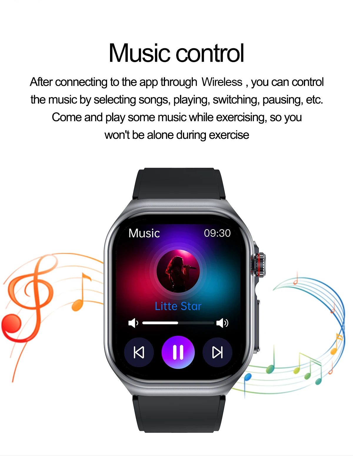 LIGE New ECG+PPG Smart Watch Micro Physical Examination Blood Lipids Uric Acid NFC Bluetooth Call Health Smartwatch Men Women