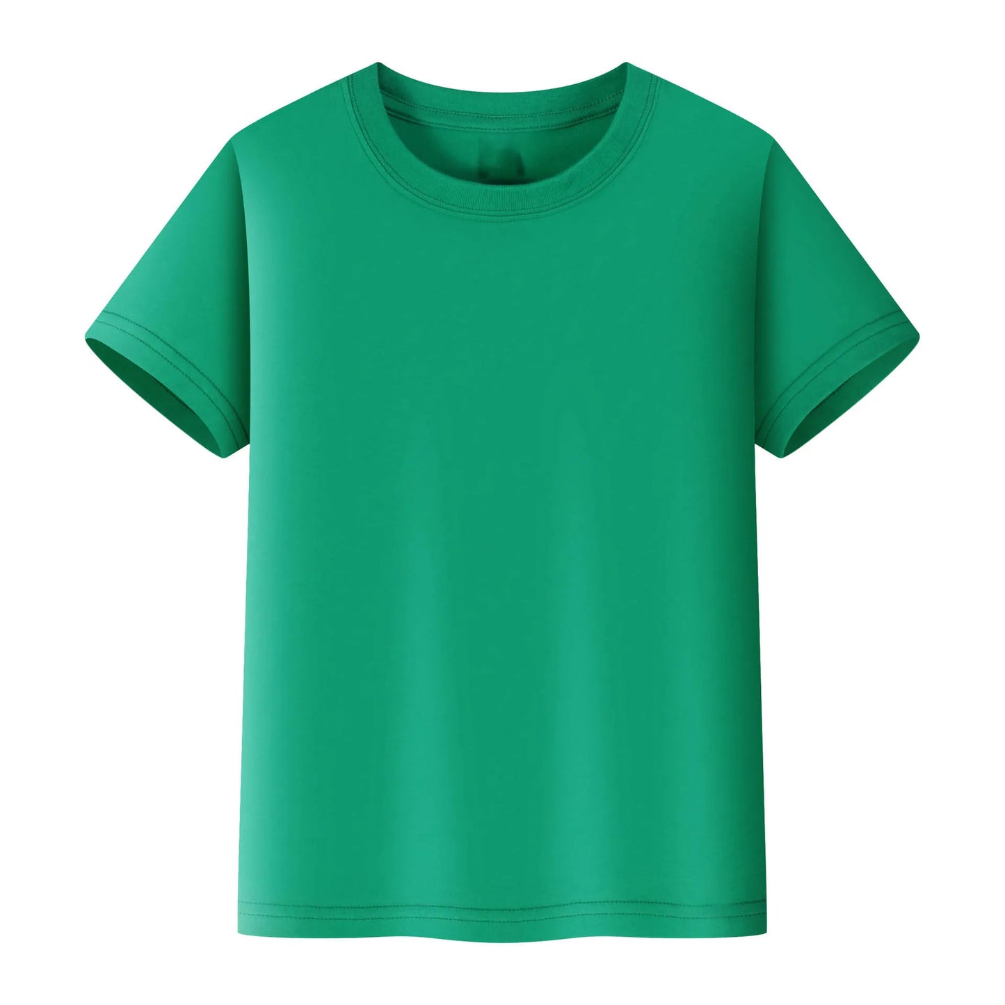 1 to 14 Years Boys Tshirt Plain Cotton Teenage Girls T Shirts Basic White Black Tees Korea Short Sleeve Summer Children Clothing