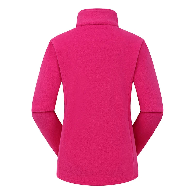 Winter Women's Wool Jacket Stand Collar Warm Breathable Cold Resistant Casual Comfortable Outdoor Travel Hiking Clothing
