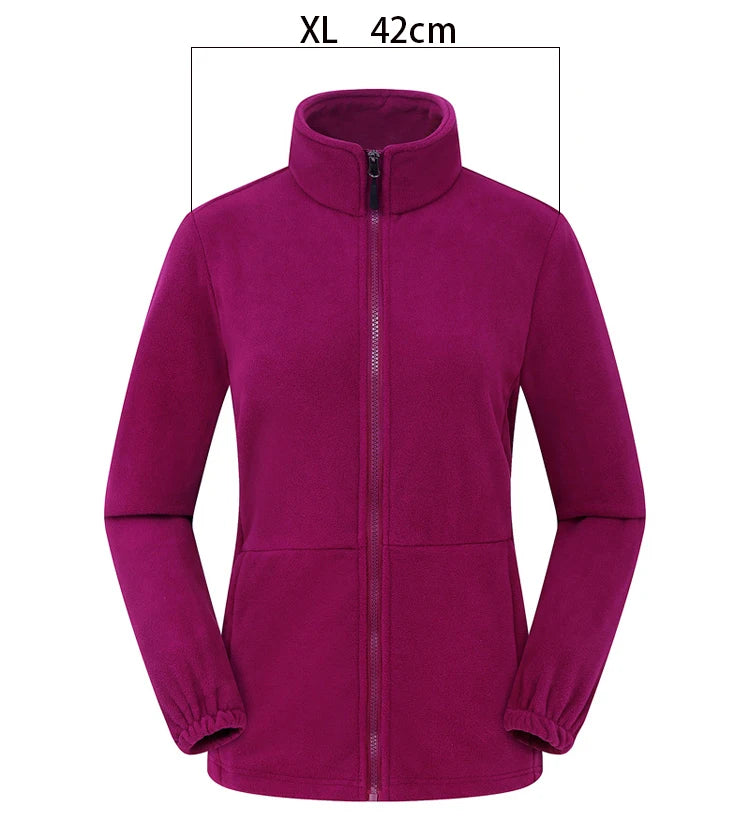 Winter Women's Wool Jacket Stand Collar Warm Breathable Cold Resistant Casual Comfortable Outdoor Travel Hiking Clothing