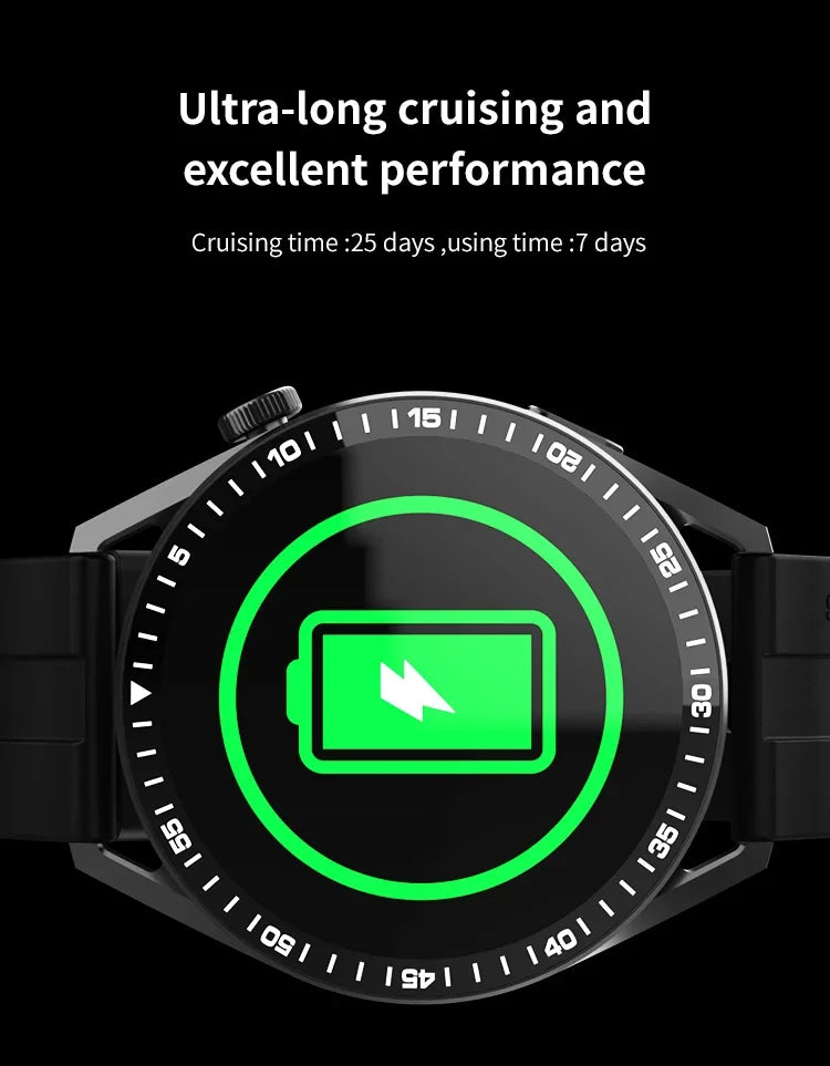 2024 New Smart Watch Men Women AMOLED 420*420 HD Screen Heart Rate Bluetooth Calls Waterproof SmartWatch Android IOS For Huawei