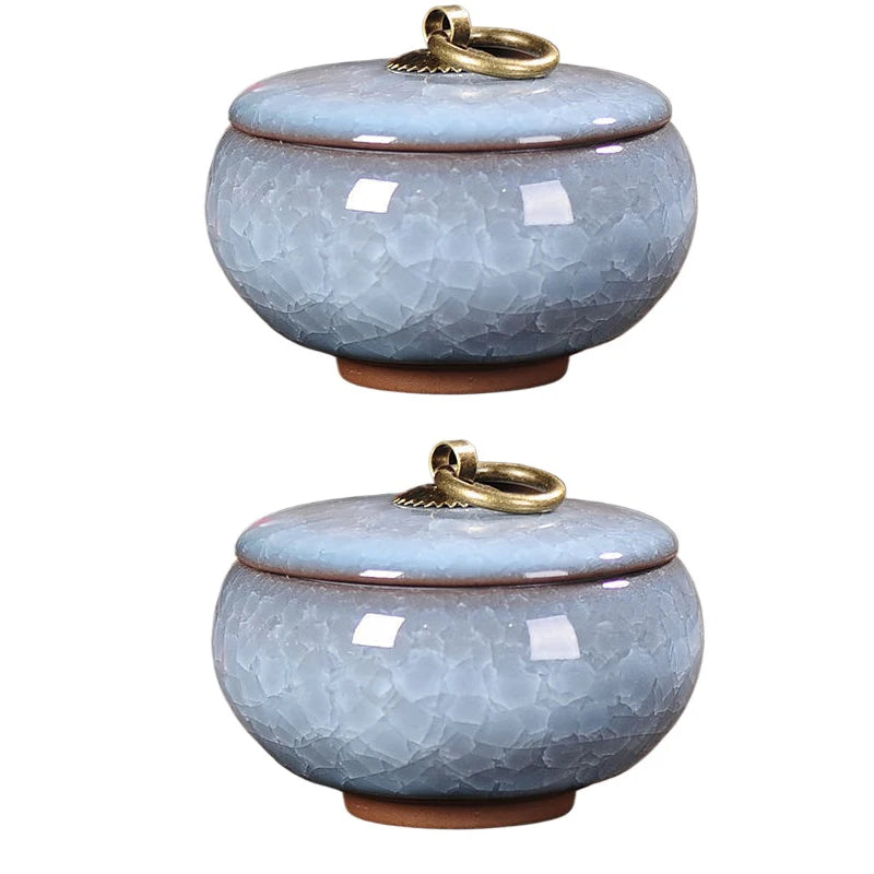 Portable Tea Coffee Sugar Jar Mini Airtight Kitchen Jar Storage Container with Lid China Storage Bottles & Jars Home Decor Gifts