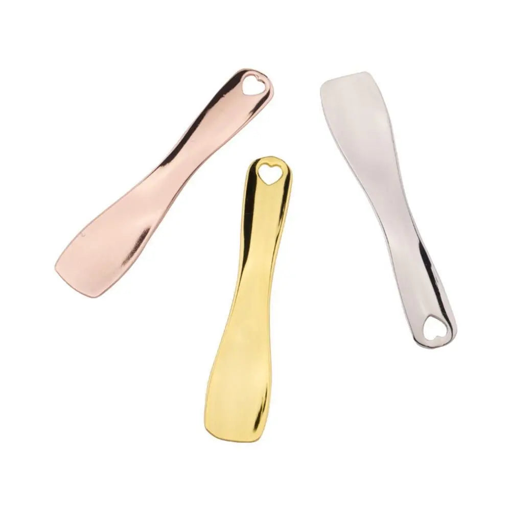 Metal Face Cosmetic Spatula Cosmetic Dispensing Spoon Beauty Tools Makeup Mask Cream Spoon Makeup Tools Cosmetic Spoons