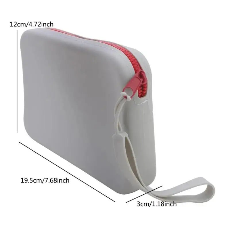 New Silicone Cosmetic Storage Bag Wash Toilet  Makeup Pouch