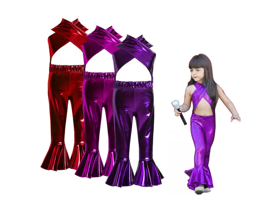 Girls Selena Inspired Halloween Costume Selena baby costume, Greatest show man costume  Selena baby outfit