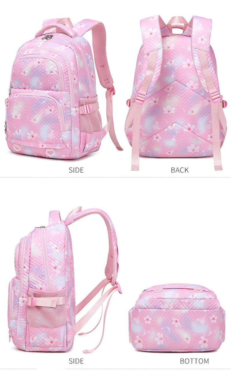 Alice in Wonderland Waterproof Women Backpack Female Travel Bag Backpacks Schoolbag for Teenage Girls Bookbag Mochila Cat