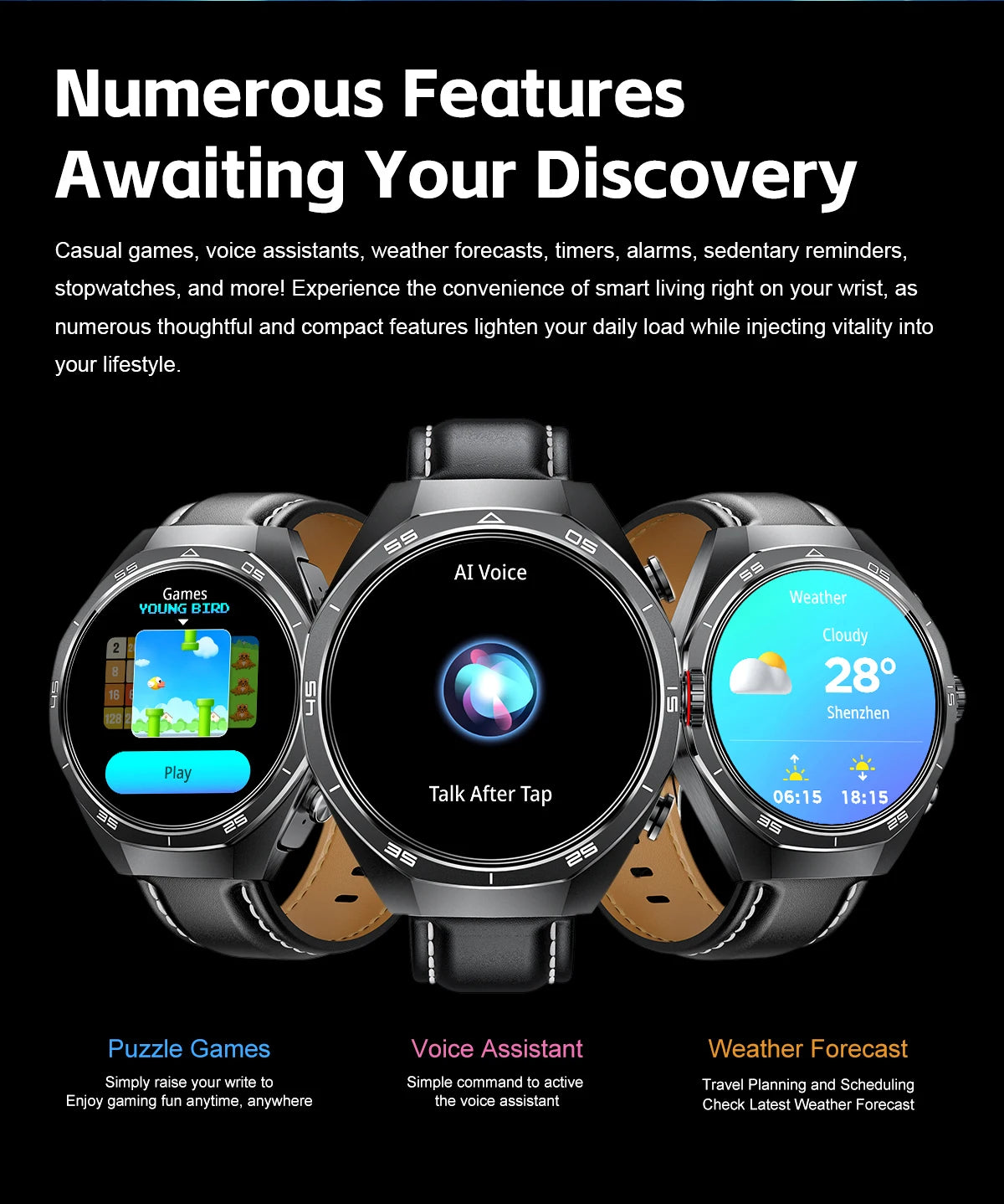 2026 New Smart Watch Men TWS 2-in-1 Bluetooth Earphones With Built-in Speaker HIFI  1.53HD SCreen Bluetooth Call IP67 Waterproof