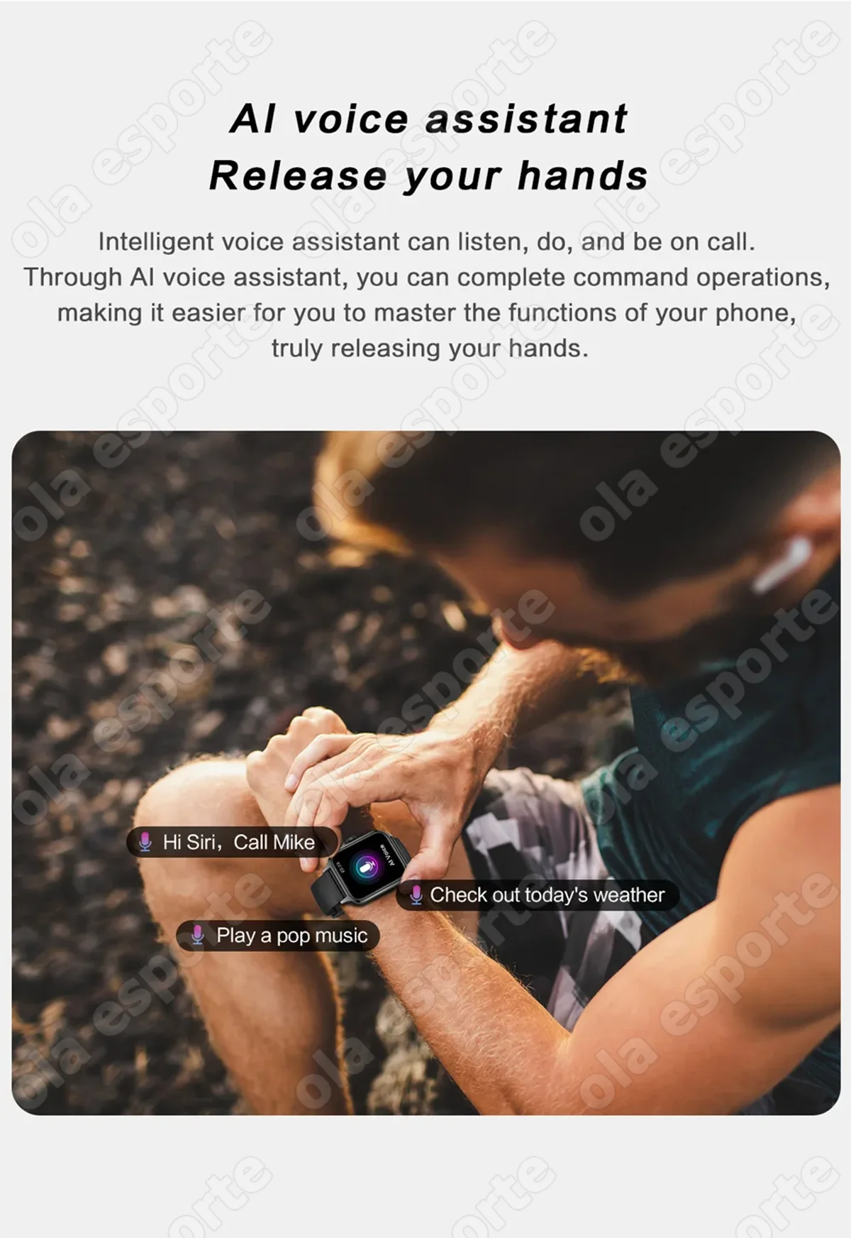 2026 Smart Watch For Android IOS Watches 2.01inch HD Display Bluetooth Call Message Alert Music Sports Smartwatch Men Women Gift