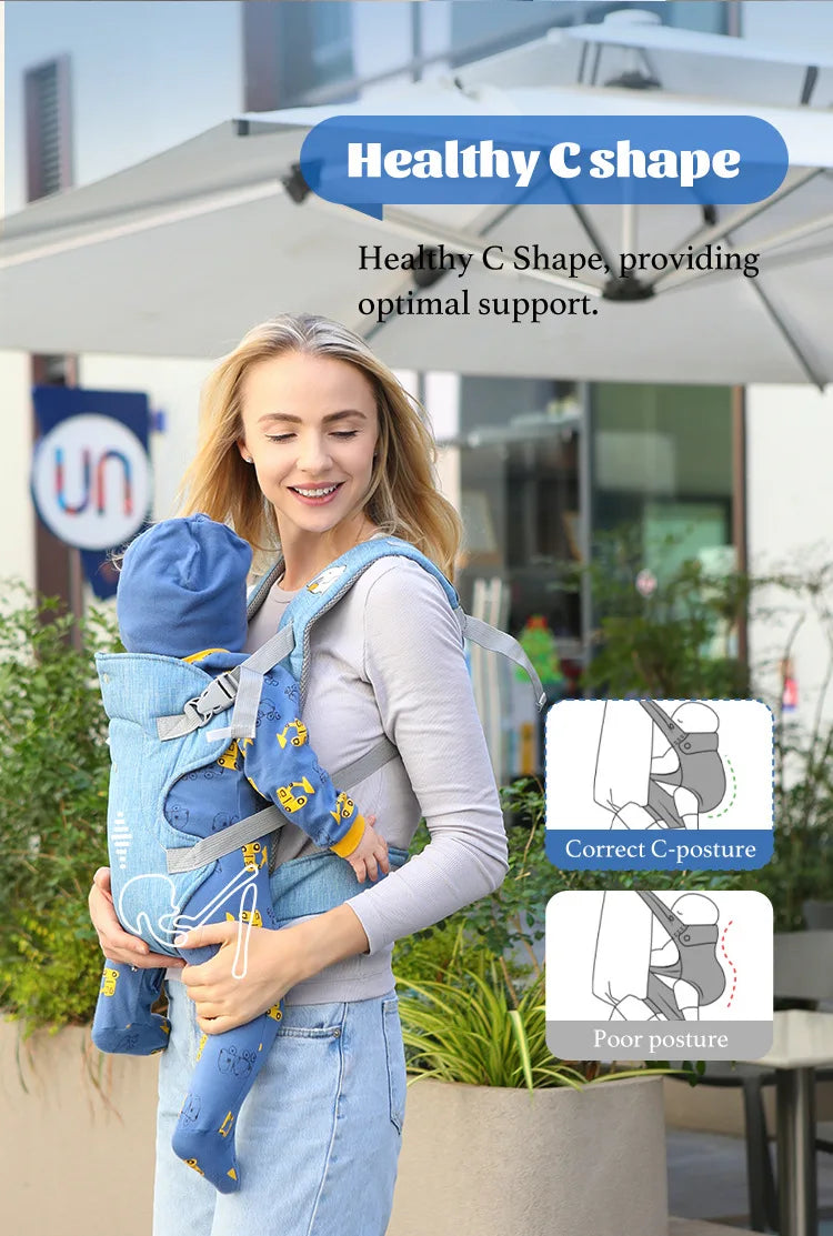 Baby Carrier Sling Versatile For All Seasons Multifunctional Shoulder Baby Carrier Four Carrying Methods Front And Back