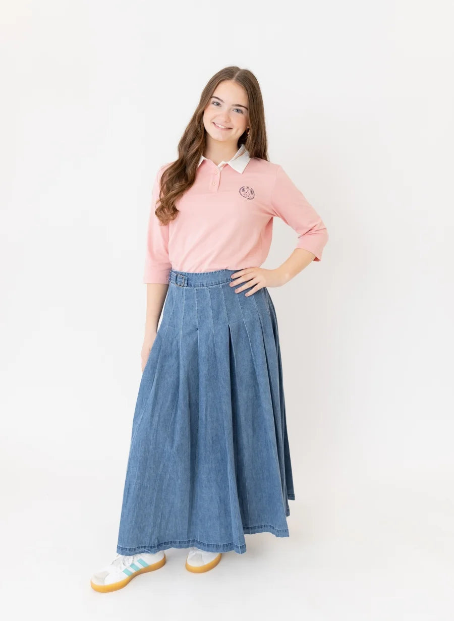 AP SS26 teen women loose contrast collar shirts girls ladies fashion cotton casual shirt tops clothing
