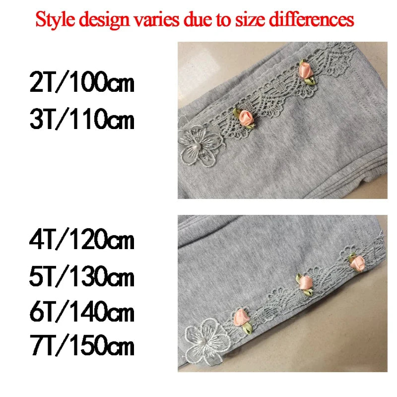 Girls Pants Skinny Print Cartoon Pattern Children Leggings Trousers Spring Girls Leggings Cotton Trousers Fille Kids Pants