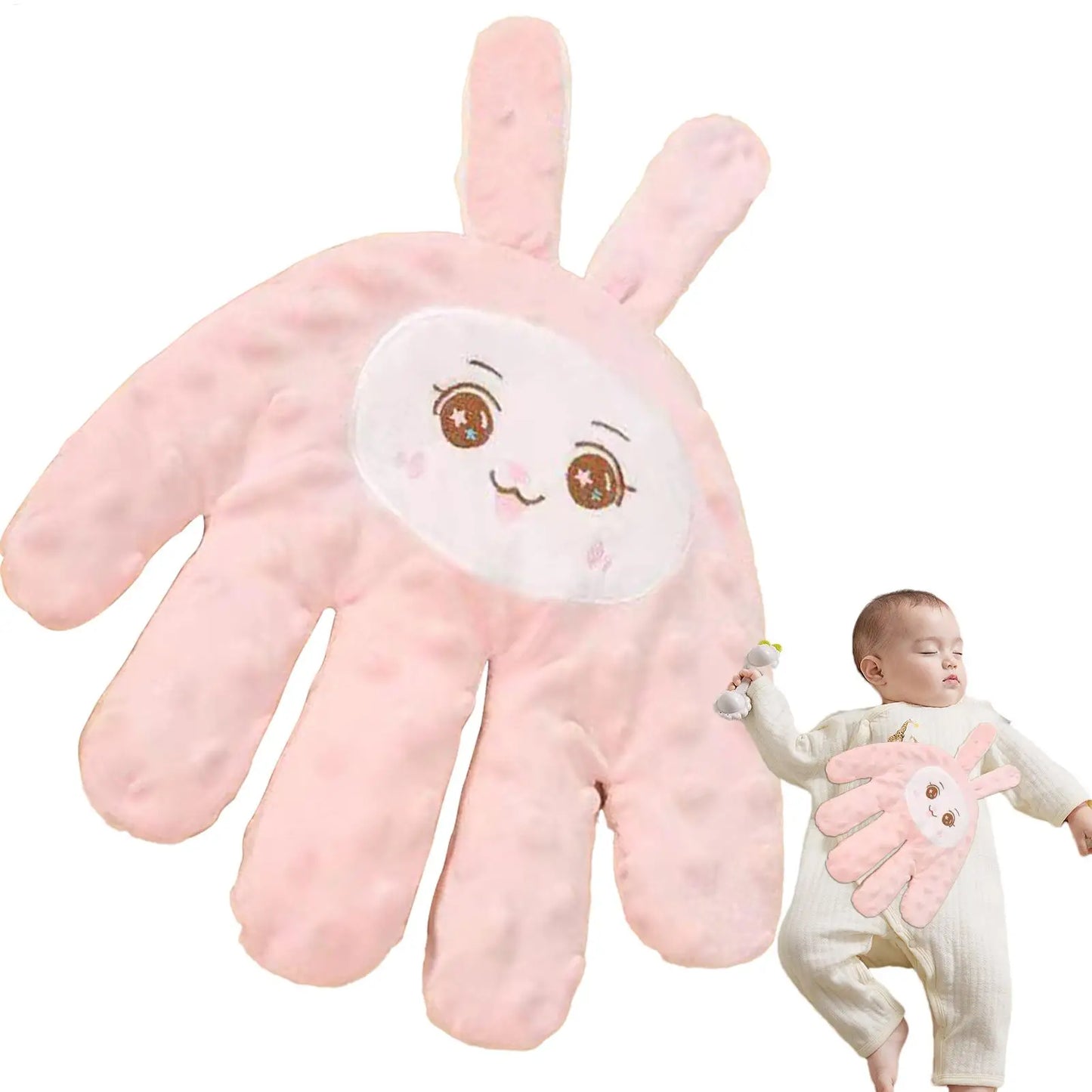 Adjustable Automatic Baby Patting Sleep Pillow Startle Prevention Soothing Palms Remote Control Baby Sleep Aid for 0-3 Toddler