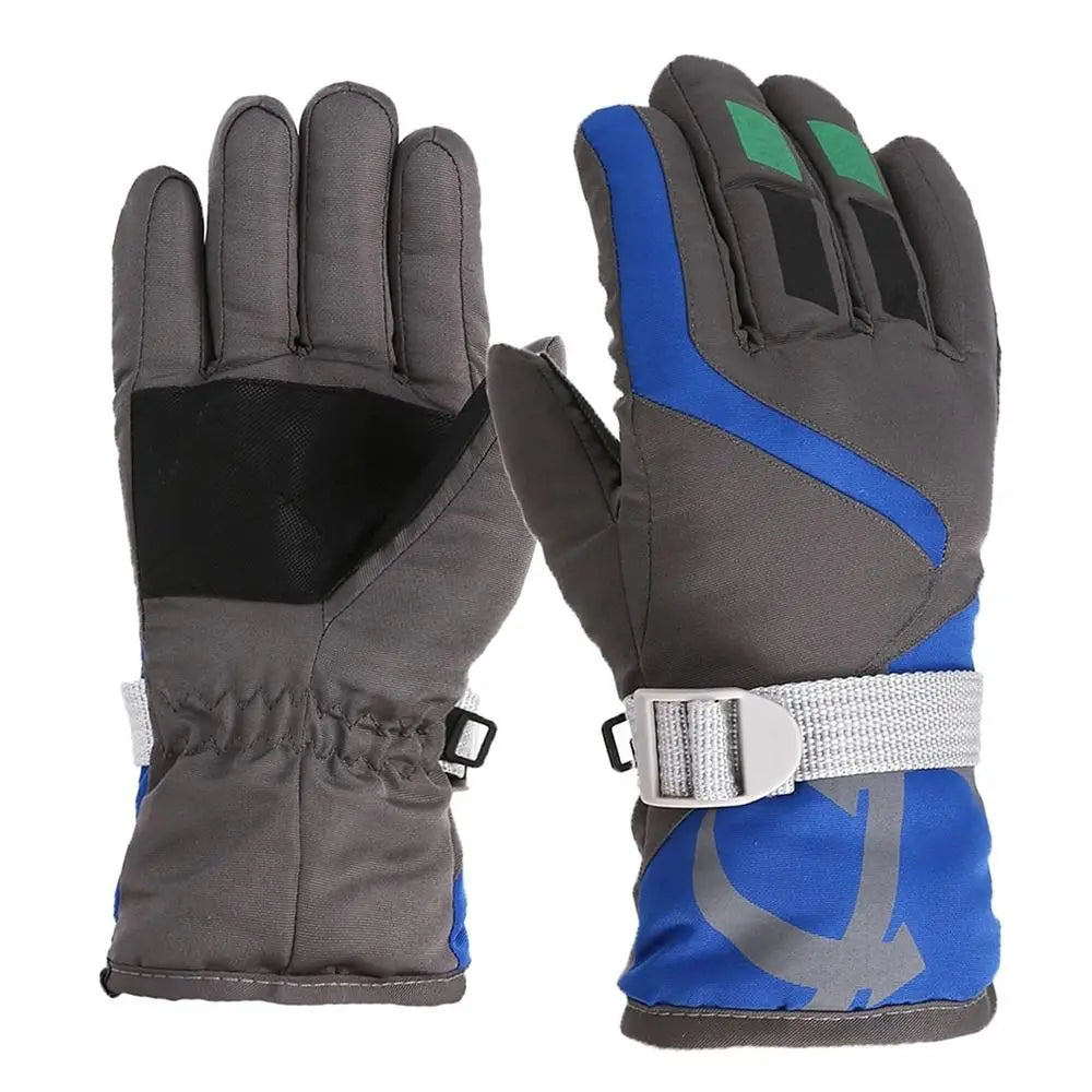 Children Winter Rabbit Gloves Baby Girls Waterproof Windproof Snow Gloves Kids Boy Thick Warm Ski Mitten For 2-6 Years Old
