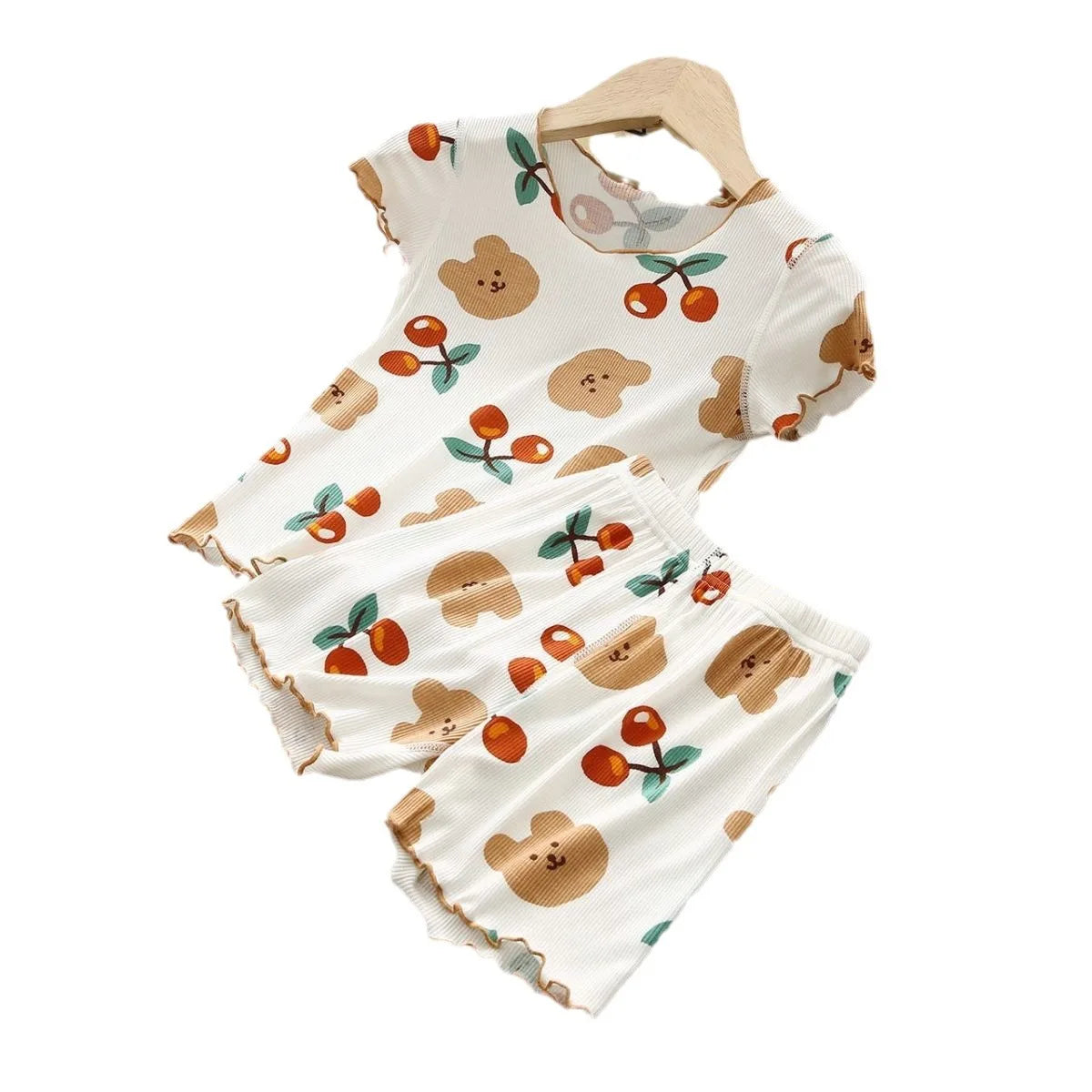 2026 Baby Pajamas Sets Child Pajamas Toddler Short Sleeve Baby Nightwear Pyjamas Kids Cartoon Homewear Clothes