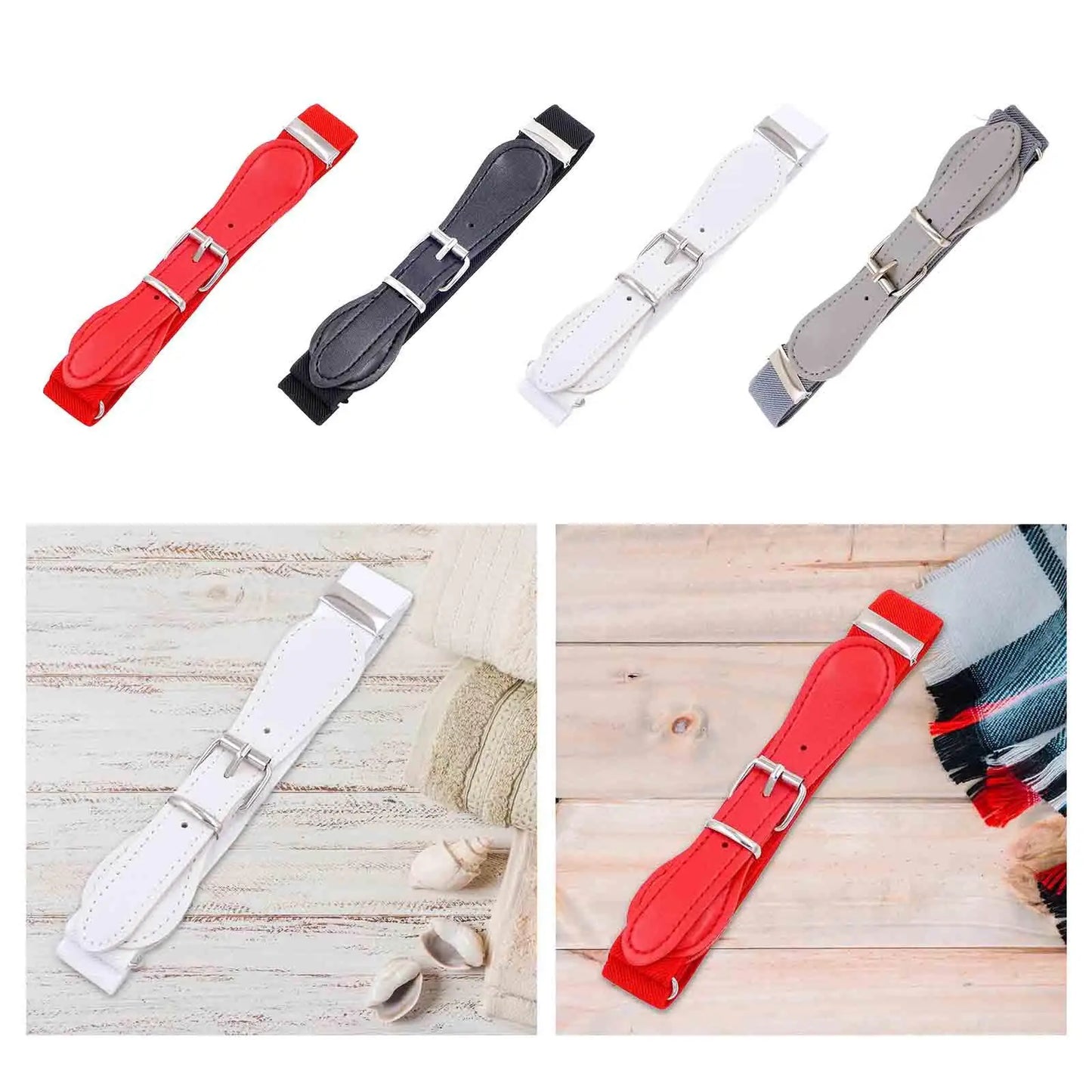 Cinturón para niños, cinturón elástico ajustable, accesorios de ropa decorativos elásticos a la moda, cinturón de vestir para niñas y niños, vestidos para niños