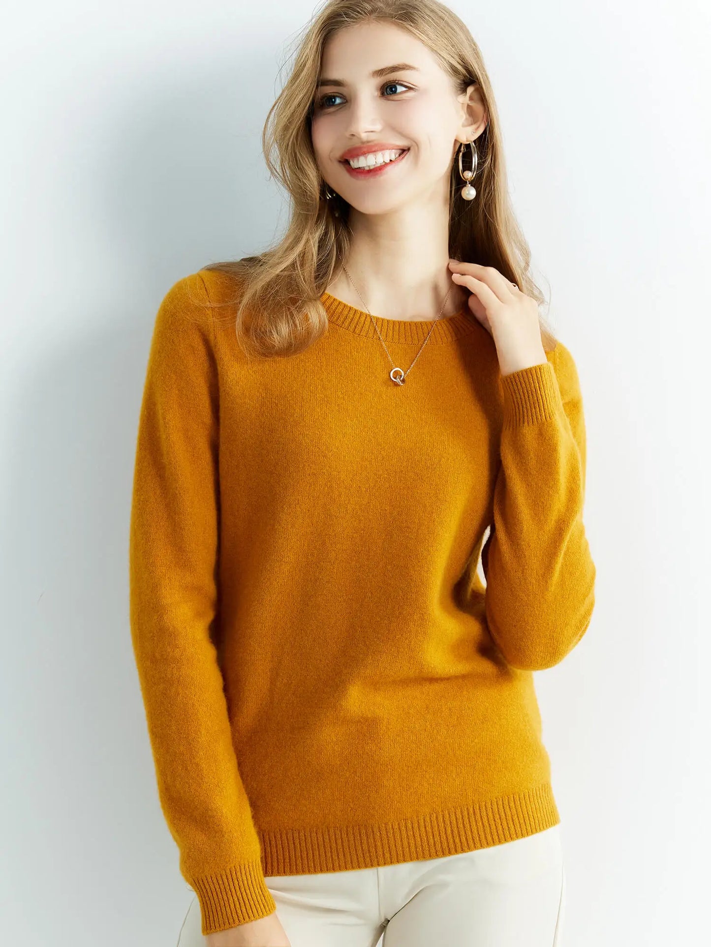 Knitted Sweaters Cashmere Sweater Women 100% Merino Wool O-Neck Vintage Pullovers 2022 Winter Autumn Jumpers Clothing Top Female