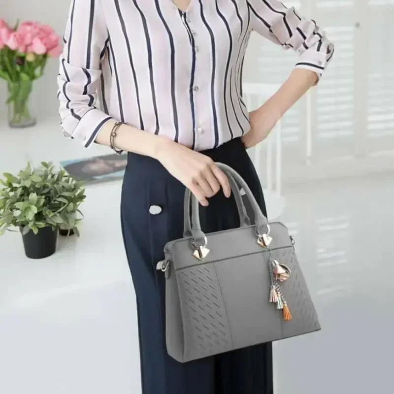 Large Capacity Mom Crossbody Bag Autumn Winter Women Handbag Multifunctional Single Shoulder Daily Shopping Bag