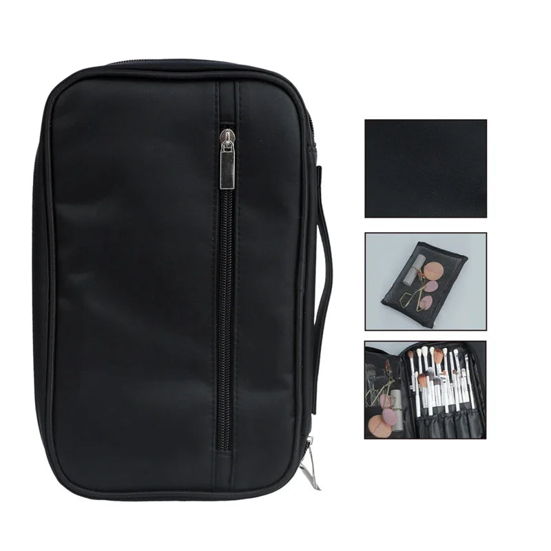 Makeup Brush Storage Bag Cosmetic Makeup Tools Handbag Large Capacity Makeup Brushes Storage Bags Comestic Tools Zipper Pouch