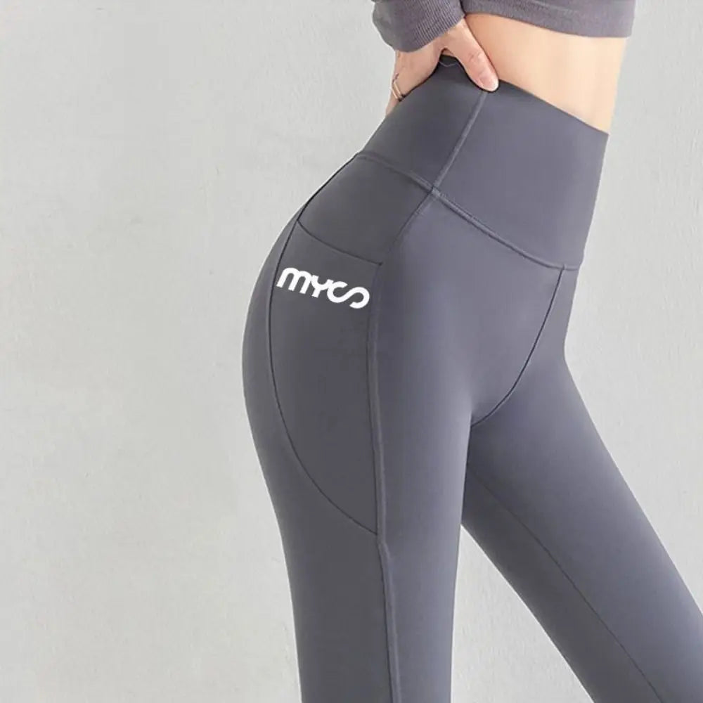 ITOOLIN High Waist Slim Fit Yoga Pants Women's Spring Autumn Thin Base Layer Pants ket arkskin Butt Lifting Casual