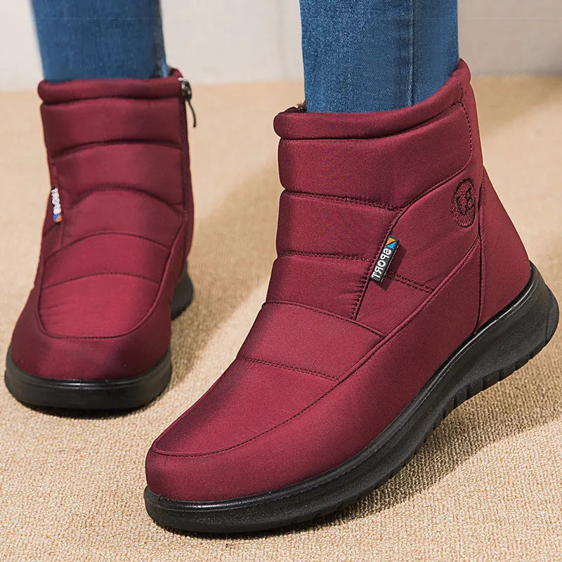 Women Boots 2024 Winter Boots For Women Waterproof Snow Boots Ankle Fur Botas Mujer Elegant Footwear Winter Shoes Women Botines