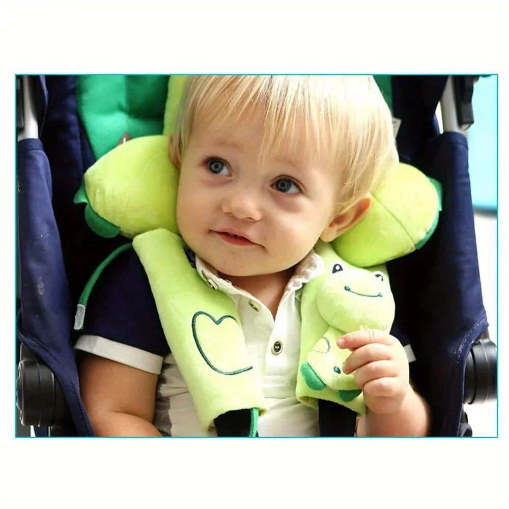 Baby Car Seat Strap Cover Plush Animal Seatbelt Cover Shoulder Pads for Baby Car Seat Belt Pads for Car Seats/Pushchair/Stroller