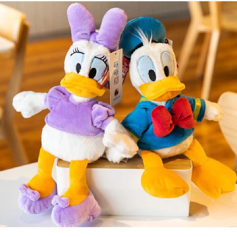 Disney Donald Duck Daisy Plush Toys Cartoon Animal Mickey Minnie Mouse Kawaii Stuffed Toy Dolls Kids Birthday Gifts