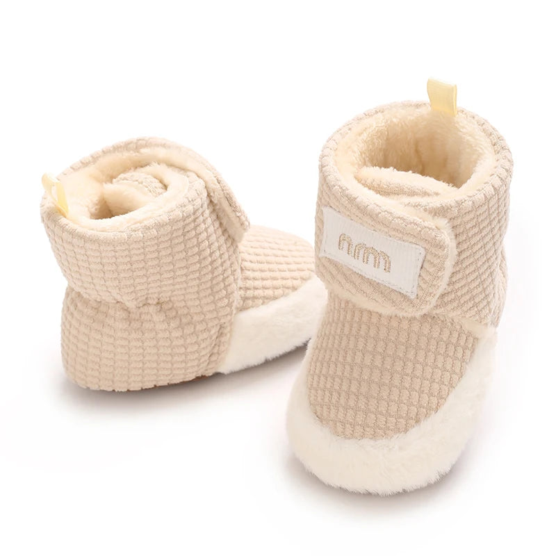 Winter Boots For Baby Boys And Girls Snow Soft Sole Anti Slip And Warm Flat Shoes Baby's First Walking Baby Shoes Boots 0-18