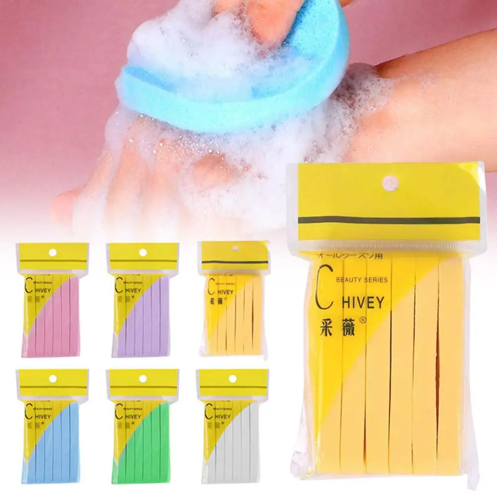 12PCS Facial Sponge Compressed, Face Cleansing Sponge Cosmetic Wet Puff Dry Wet Makeup Facial Sponge Round Wash Face Sponges