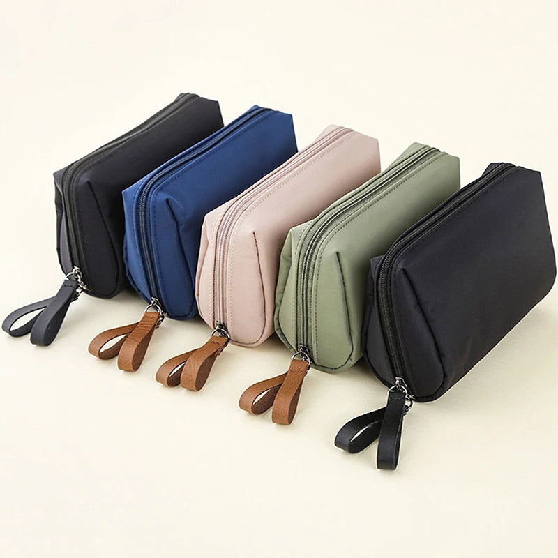 Makeup Bag For Purse Portable Waterproof Cosmetic Bag Lipstick Storage Travel Zipper Pouch For Women Toiletry Organizer Case