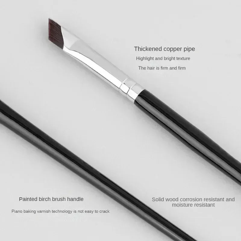 1/5pcs Eyeliner Brush Eyeshadow Blade Brush Detail Brush Diagonal Eyebrow Brushes Undereyelid To Sleeping Silkworm Makeup Tools