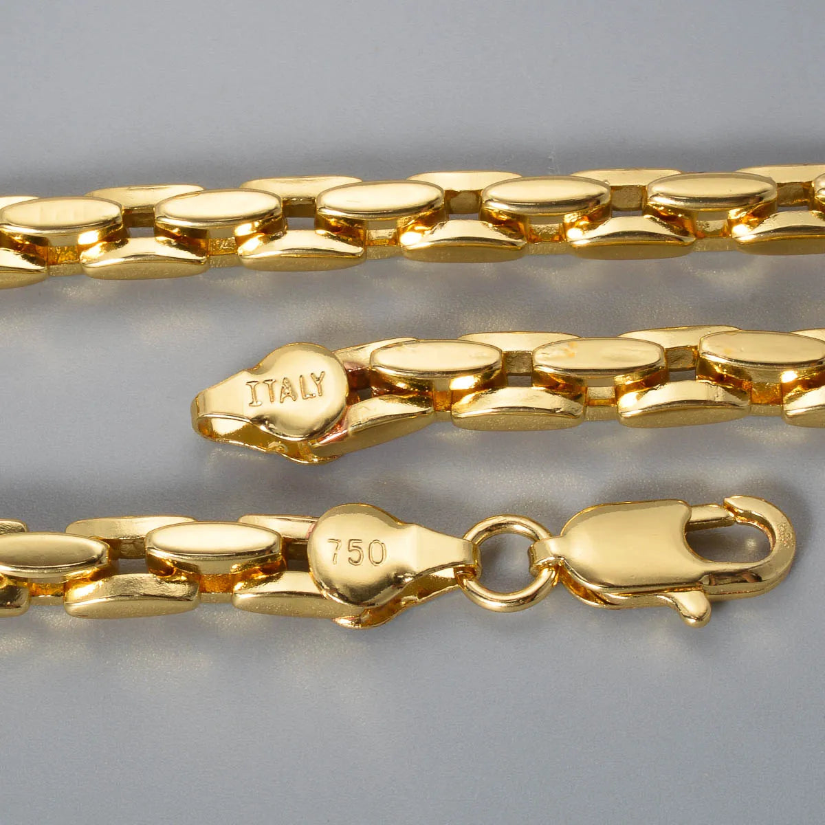 Diana Baby Fashion Snake Chains Italy 750 Copper Necklace Gold Color Bracelet Metal Jewelry Sets Men Women Luxury Accessories