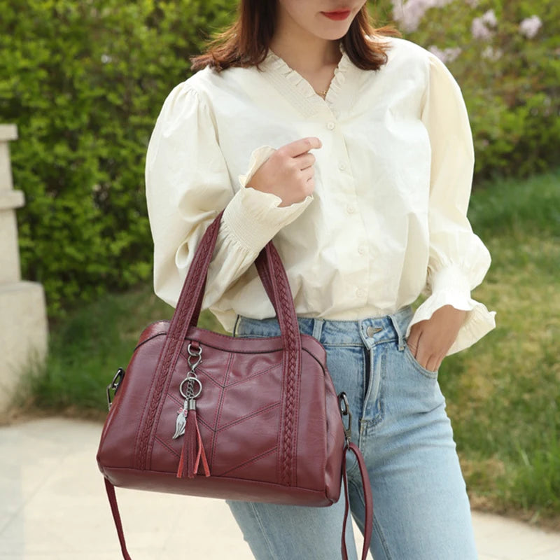 Women Luxury Handbags For Women PU Leather Bag High Quality Female Shoulder Bags Famous Designer Crossbody Bag Sac A Main