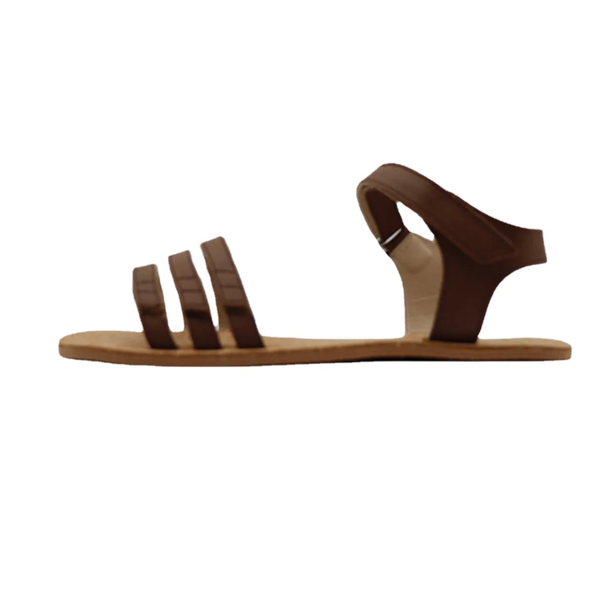 Tipsietoes 2025 Sprinng Barefoot Leather Flat Sandals For Women Shoes With New MInimalist Soft Sole