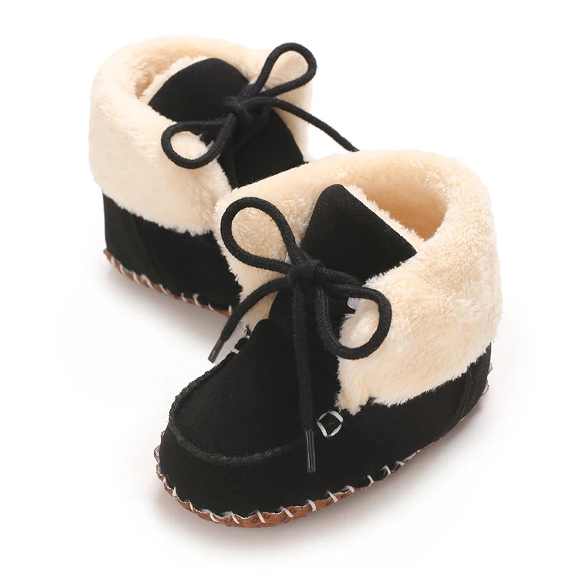 Winter Boots For Baby Boys And Girls Snow Soft Sole Anti Slip And Warm Flat Shoes Baby's First Walking Baby Shoes Boots 0-18