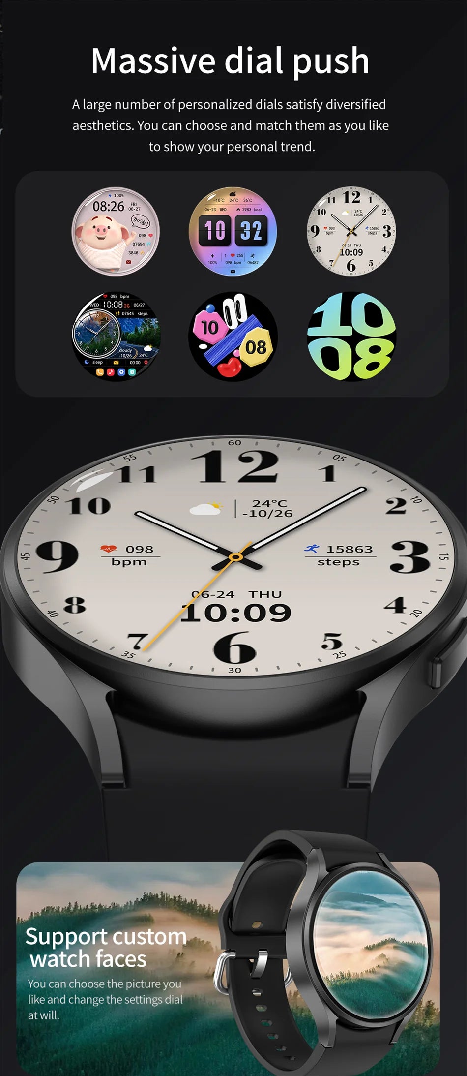 Smart Watch GPS Track Smart Watches For Men Women Sport Heart Rate Bluetooth Call NFC IP68 Waterproof Compass Smartwatch 7 Mini