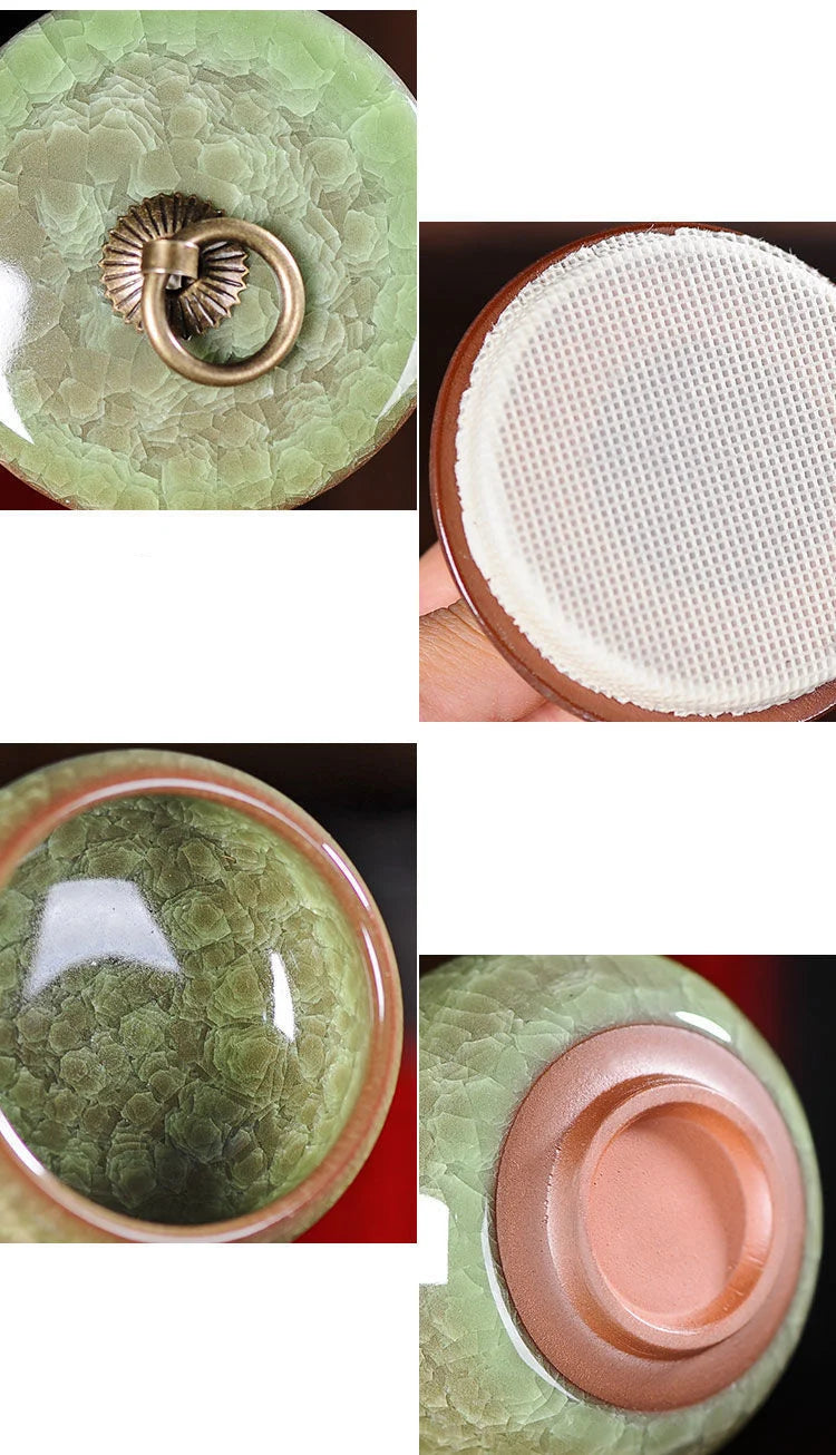 Portable Tea Coffee Sugar Jar Mini Airtight Kitchen Jar Storage Container with Lid China Storage Bottles & Jars Home Decor Gifts