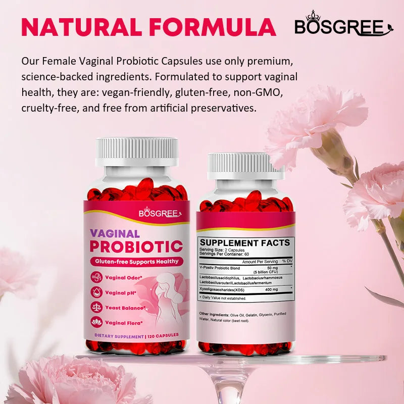 Probiotics for Women - Promotes Vaginal,Intestinal,Immune and Overall Women's Health,PH Balance,Odor Control,Support Gut Health