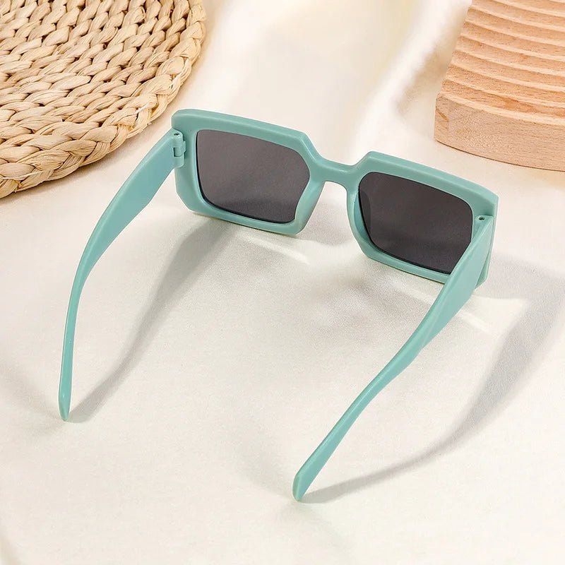 2-10 Years Fashion Sunglasses Rectangle Small Square Eyewear Toddler Children Candy Color Cute Sun Glasses Outdoors Travel