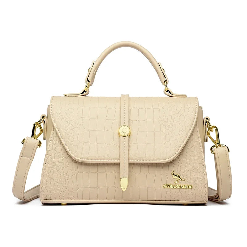 Premium Leather Crossbody Bags for Women Female Shoulder Messenger Bags Luxury Designer Handbags and Purses