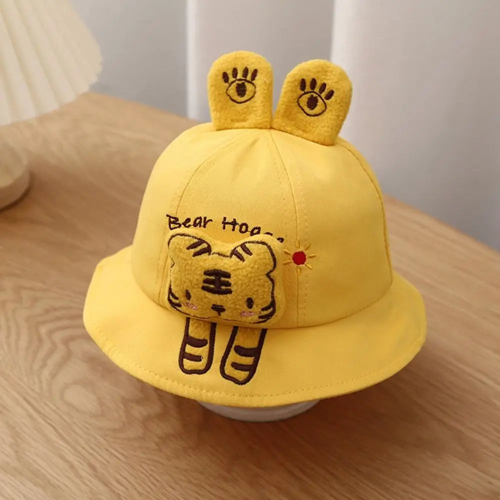 New Summer Panama Baby Girls Hats Cartoon Boys Fisherman Hat Baby Sun Hat Outdoor UV Bucket Hat Toddler Kids Panama Sun Cap