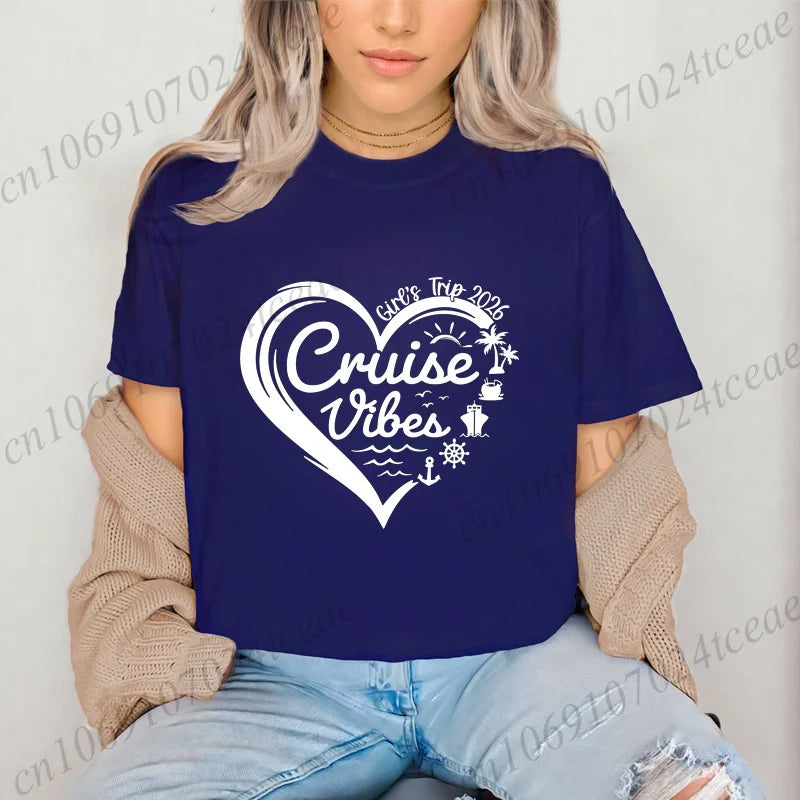 Girls Weekend Tshirt,Girls Trip 2026 T-Shirts，Matching Travel Tees,Besties Women's Clothing，Friendships Making New Memories Top