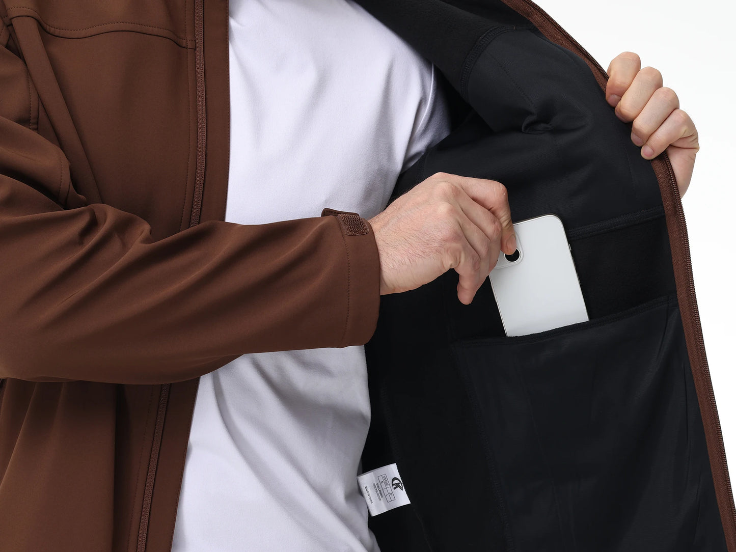 Mens Business Casual Jacket, Windbreaker Waterproof Fashion Coat, Cargo Jacket for Daily Outdoor Travel Autumn Winter