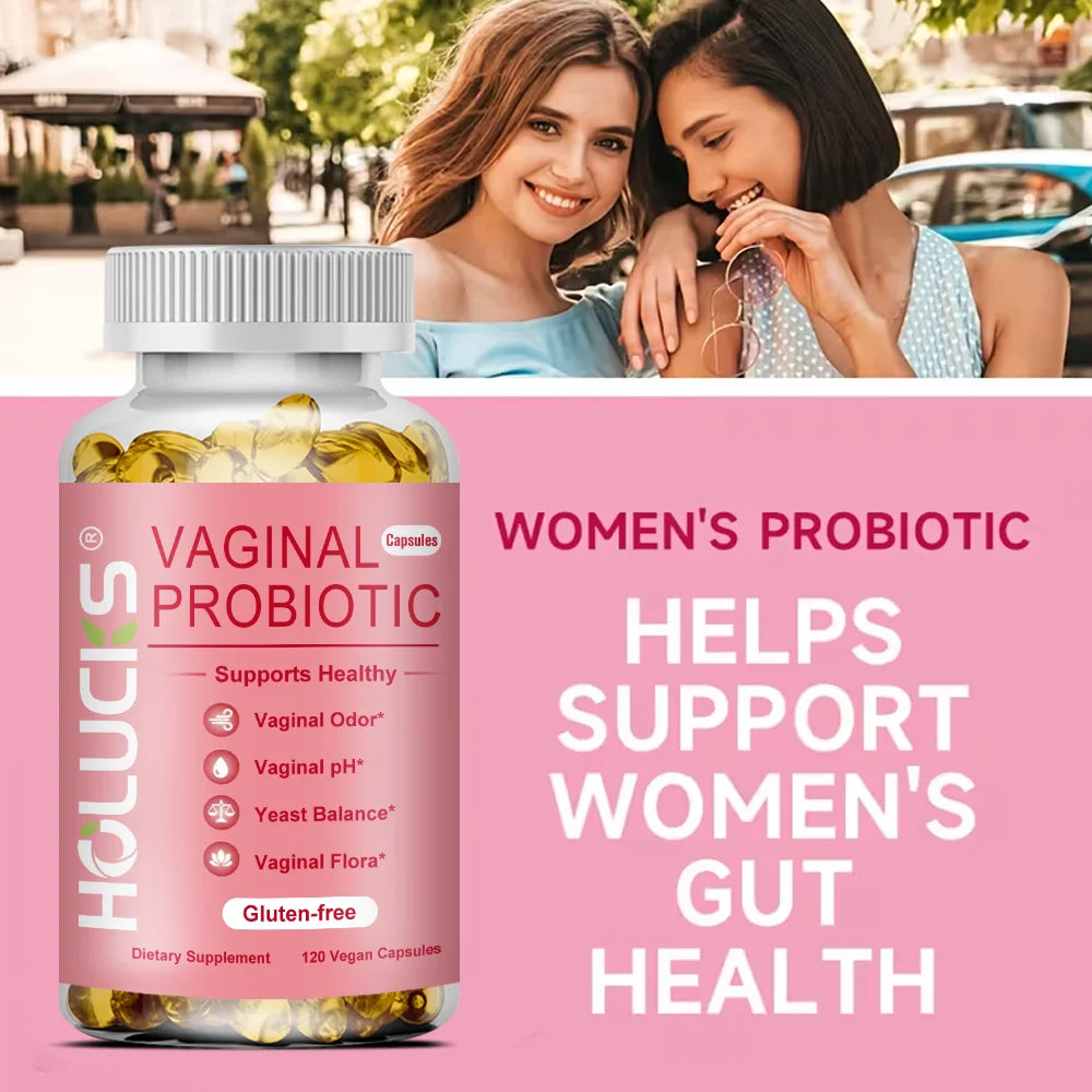 Vaginal Probiotics for Women - with Prebiotics, pH Balance, Odor Control, Yeast Balance, Vaginal Flora & Feminine Health