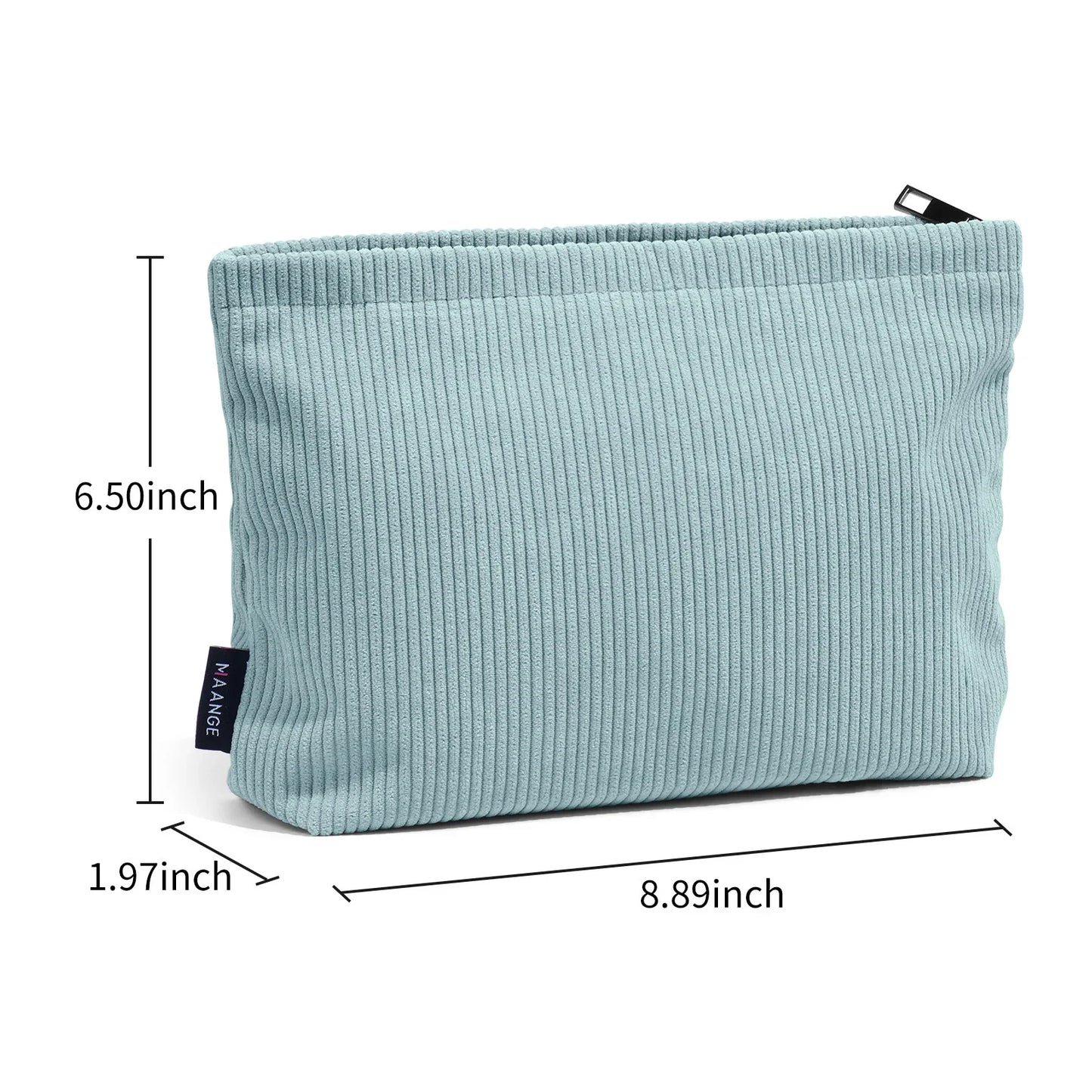Makeup  Corduroy Travel Cosmetic Bag Portable Storage Bag Purses Women Large Capacity Zipper Make Up Organizer Storage Clutch