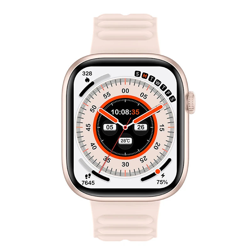 Smartwatch For Men Women Sports Call Smart Watch Fitness Tracker Heart Rate Monitor Custom Dial Watches Heart Rate Waterproof
