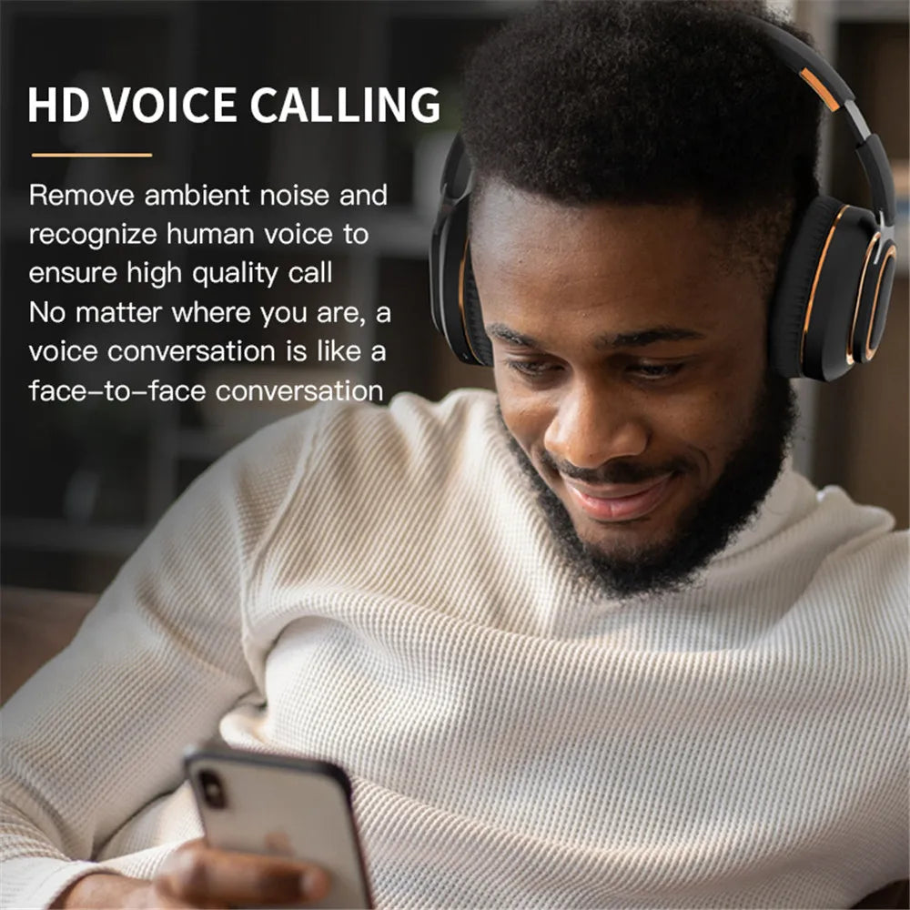 Bass Headphones Bluetooth Wireless Headsets Hifi Earphone Support TF-Card Mp3 FM Helmet with Mic For Xiomi iPhone Music Sport