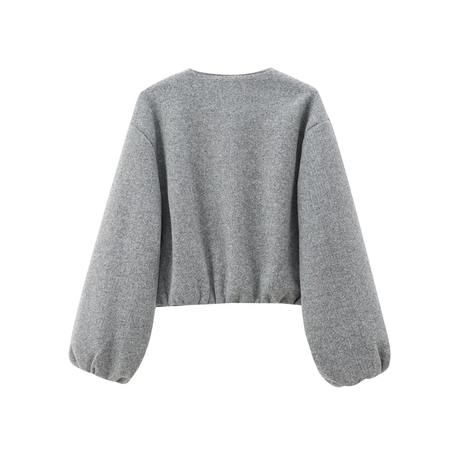 MUJER Fleece Bomber Jackets for Women Soft Zipper Woman's Sports Jacket Casual Cropped Jacket Women Long Sleeve Coats Outerwears