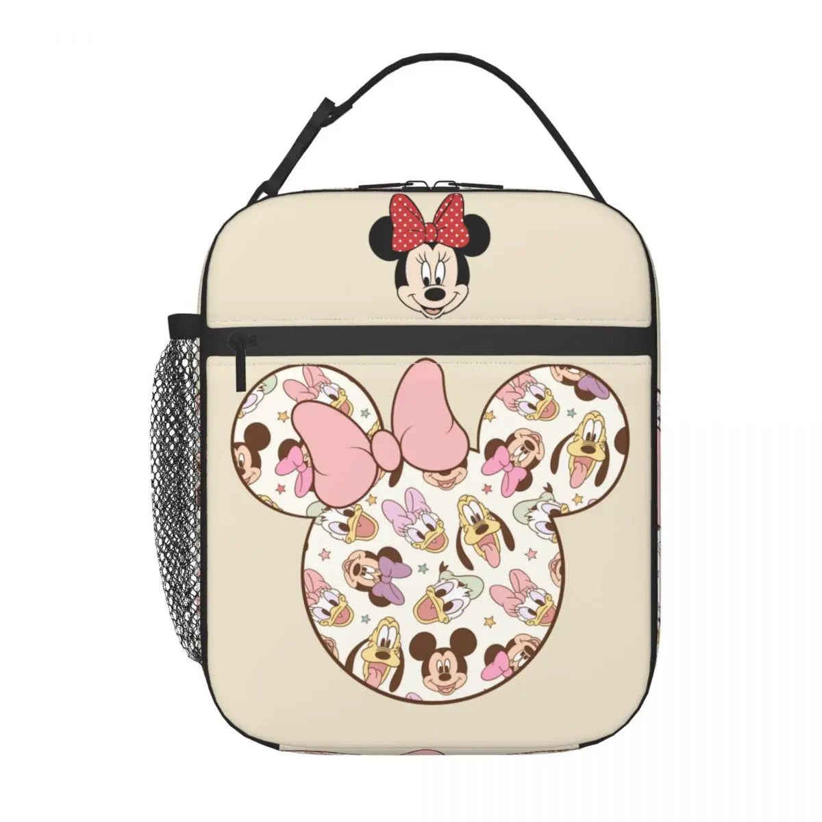 Lovely Minnie Mouse Accessories Insulated Lunch Bag For Picnic School Storage Food Boxes Cute Minnie Girls for Girl Kids  Bags